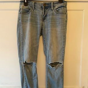 FREE PEOPLE Ripped Skinny Jeans